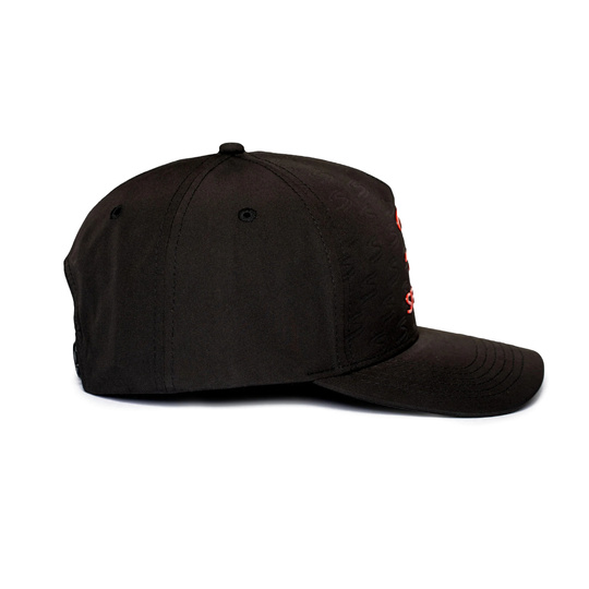Czapka baseballowa Debossed Logo czarna Ayrton Senna 2026