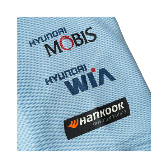 Polo męskie Team niebieskie Hyundai Motorsport 2025