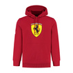 Bluza męska Hoodie Shield czerwona Scuderia Ferrari F1 2025