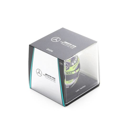 Model 1:5 kask Lewis Hamilton Silverstone GP Mercedes AMG Petronas