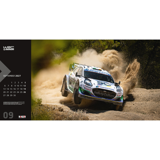 Kalendarz ścienny Rally 2027 The Wider View McKlein