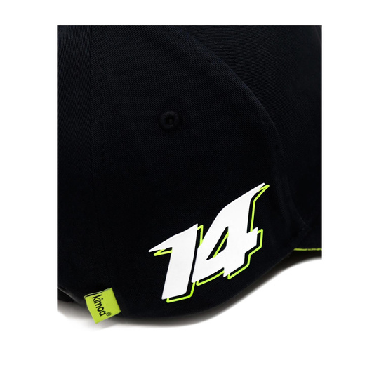 Czapka baseballowa czarna Alonso Kimoa Aston Martin F1