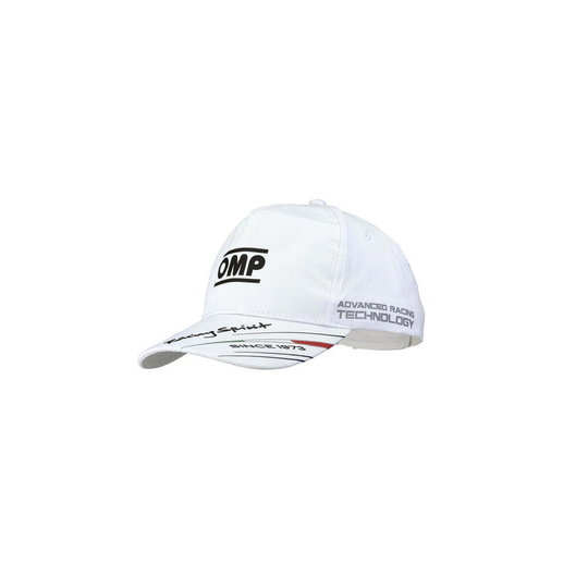Czapka dziecięca OMP Racing Spirit biała