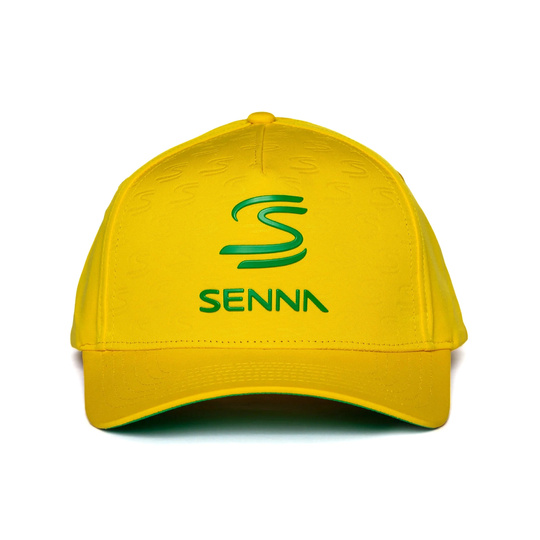 Czapka z daszkiem Debossed Logo Ayrton Senna Collection 2026 żółta