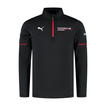 Bluza męska 1/4 Zip Mid-layer czarna Porsche Motorsport 2025