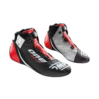 Buty OMP One EVO X R czarne/czerwone (FIA)