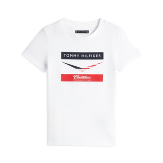 Koszulka t-shirt dziecięca Chevron Cadillac F1 2026 biała