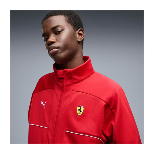 Softshell męski czerwony Logo Scuderia Ferrari F1 2026