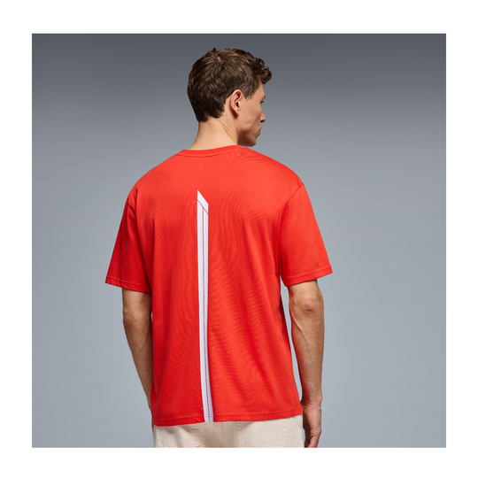 T-shirt męski czerwony Racing Line Formula 1 2026