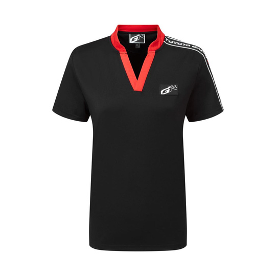 Polo damskie GR Tech czarne Toyota Gazoo Racing 