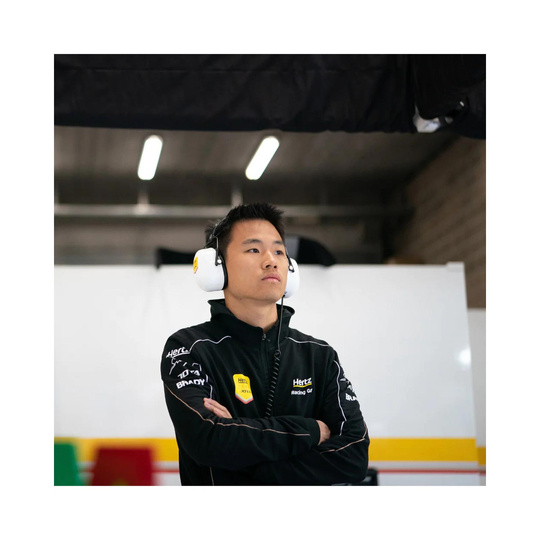 Bluza Zipper czarna Hertz Team Jota 2024