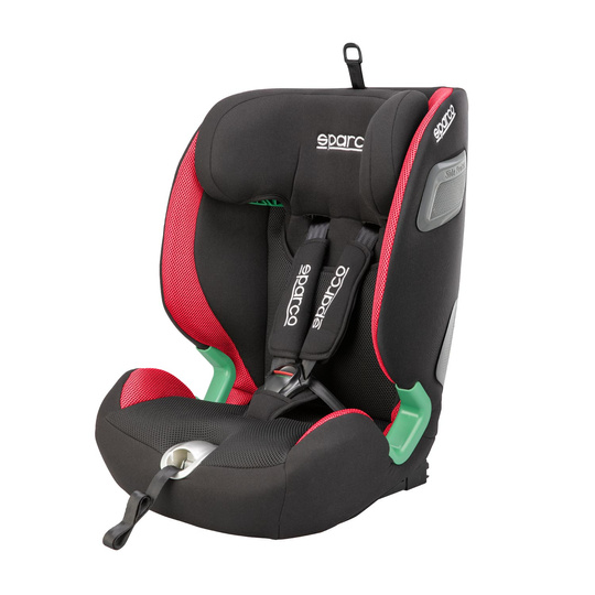 Fotelik dziecięcy Sparco SK5000I czarno-czerwony (9-36 kg)