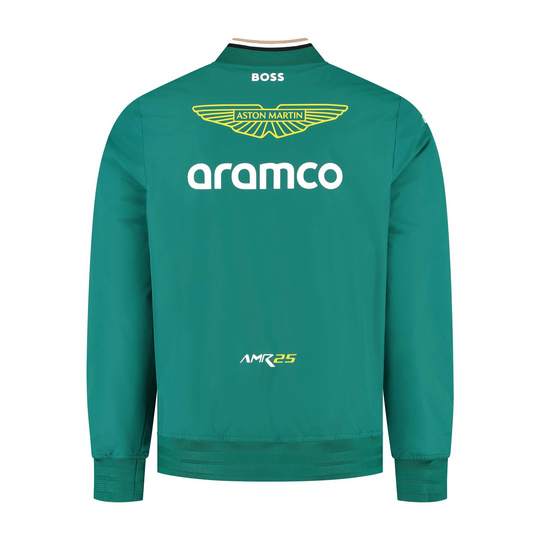 Kurtka męska Bomber Team Aston Martin F1 2025
