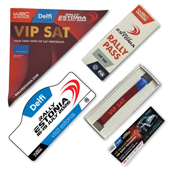VIP Pass Saturday — jednodniowy karnet VIP na WRC Delfi Rally Estonia 2026