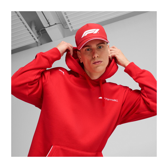 Męska czapka baseballowa Logo czerwona Formula 1 Puma 2025
