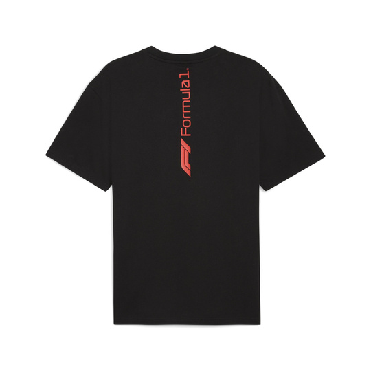 T-shirt męski Essential Relaxed Logo czarny Formula 1 2025