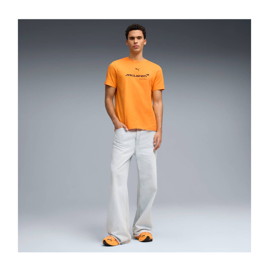 T-shirt męski pomarańczowy Large Logo McLaren F1 2026