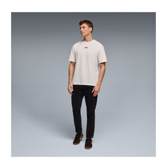 T-shirt męski biały Racing Line Formula 1 2026
