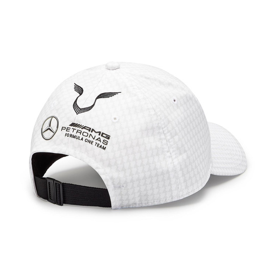 Czapka baseballowa dziecięca biała Lewis Hamilton Mercedes AMG F1
