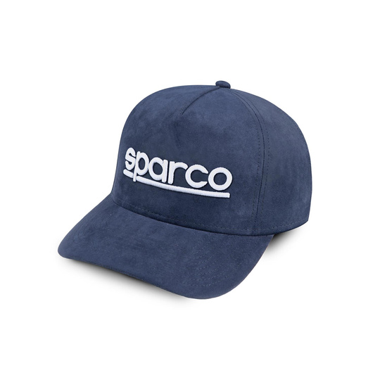 Czapka z daszkiem Suede Sparco granatowa