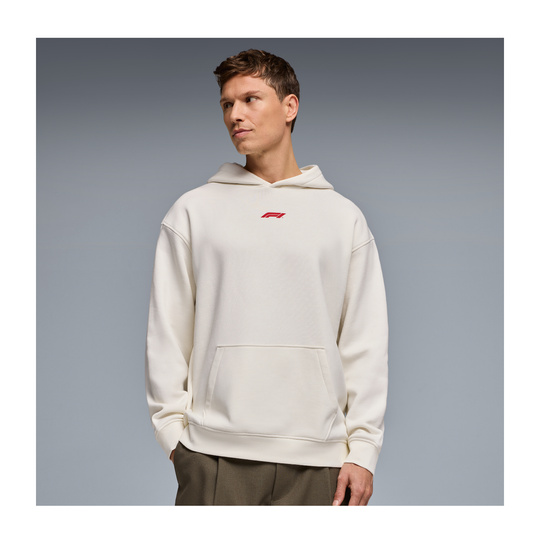 Bluza z kapturem Racing Line biała Formula 1 2026