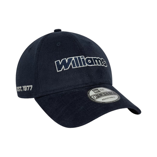 Czapka z daszkiem Traditional Cord Williams F1 2026 granatowa