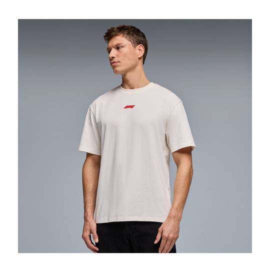 T-shirt męski biały Racing Line Formula 1 2026