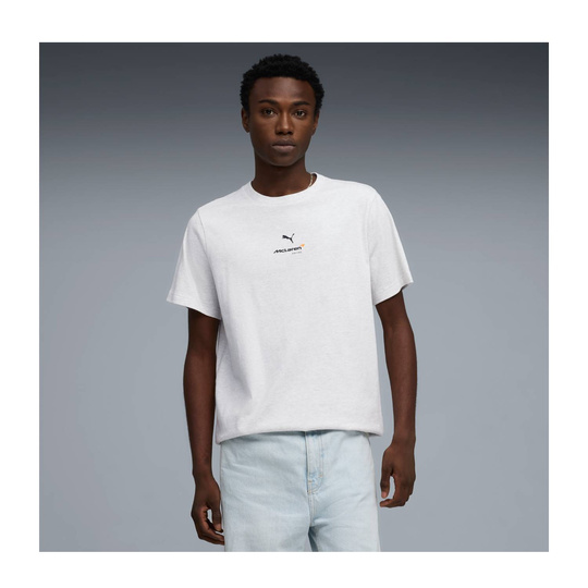 T-shirt męski biały Small Logo McLaren F1 2026