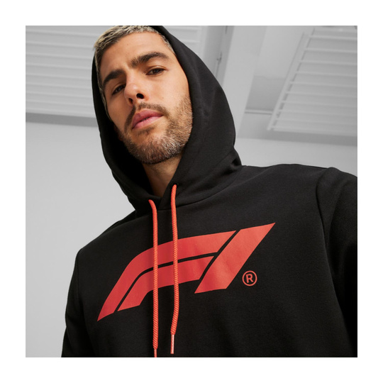 Bluza męska z kapturem Logo czarna Formula 1 2026