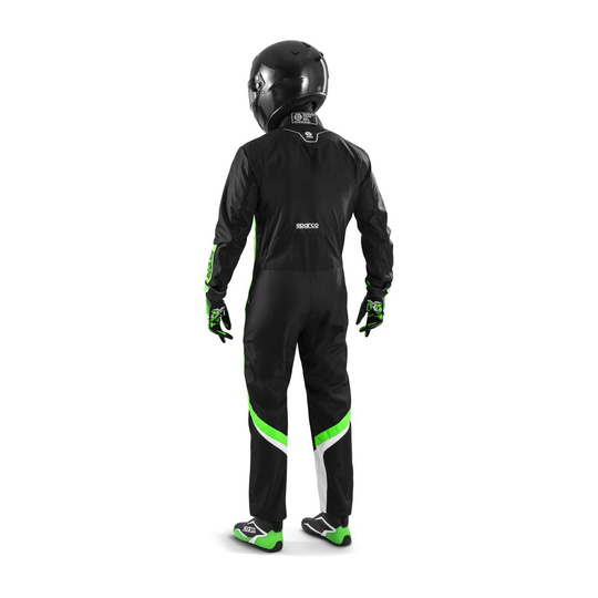 Kombinezon Sparco Thunder MY22 czarny/zielony (CIK)