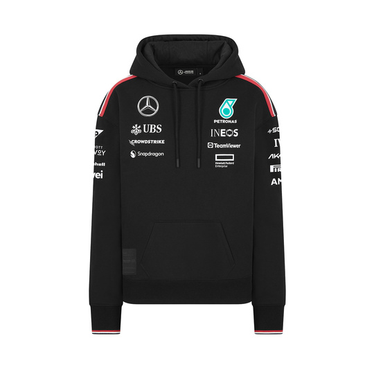 Bluza damska Hoody Black Mercedes AMG F1 2024