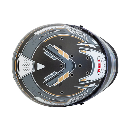 Kask zamknięty Bell RS7 PRO Stamina szary (homologacja FIA)