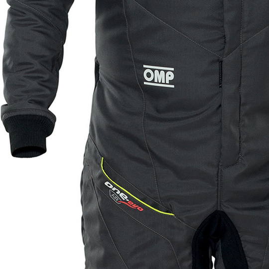 Kombinezon OMP One Evo Air szary/żółty (FIA)