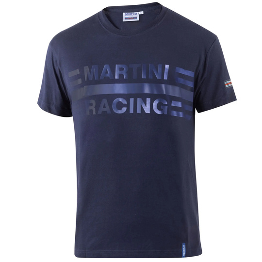 Koszulka t-shirt męska Sparco Martini Racing Big Logo navy