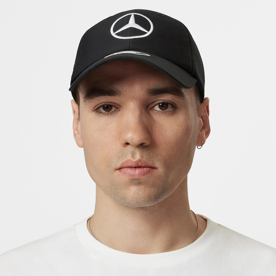 Czapka męska baseballowa czarna George Russell Mercedes AMG F1