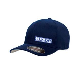 Czapka z daszkiem Flexfit Sparco granatowa