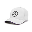 Czapka męska baseballowa Lewis Hamilton Team White Mercedes AMG F1 2024