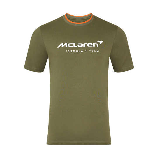 T-shirt męski Essentials zielony McLaren F1 2025