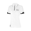 Polo damskie ZIP MY24 Sparco białe