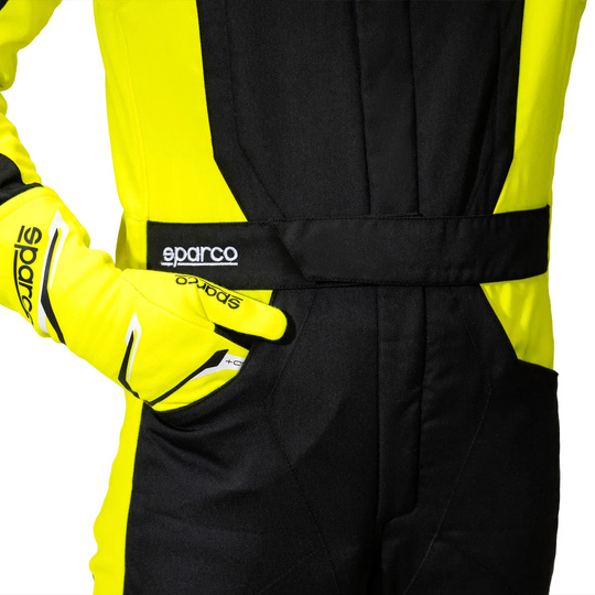 Kombinezon Sparco SPRINT Advanced czarno-żółty (homologacja FIA)