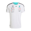 T-shirt męski biały Authentic Team Mercedes AMG F1 2026
