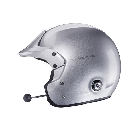 Kask z interkomem Stilo Venti TROPHY Plus srebrny (FIA-SNELL)