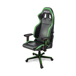 Fotel biurowy Sparco Icon czarny/zielony