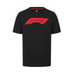 T-shirt męski Logo czarny Formula 1 2025