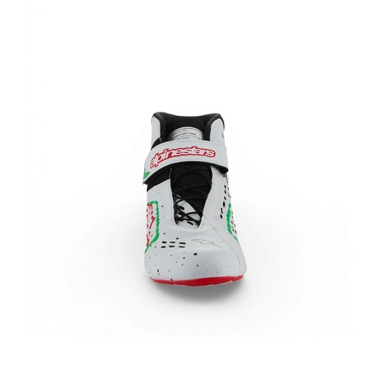 Buty Alpinestars Tech-1 KX V3 biało-zielone biało-zielone biało-zielone (FIA)