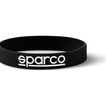 Opaska silikonowa na nadgarstek LOGO Sparco czarna