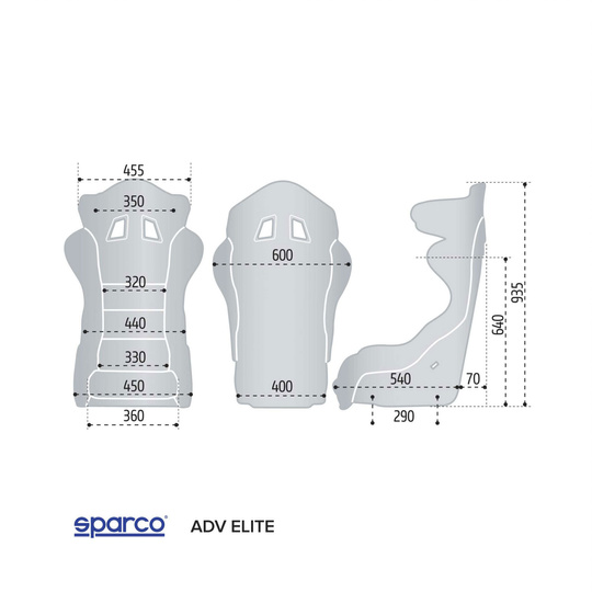 Fotel Sparco ADV ELITE CARBON TECH (homologacja FIA)