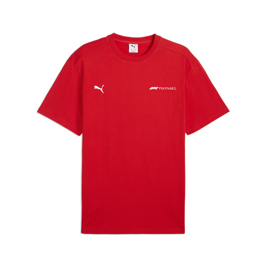 T-shirt męski Essential Relaxed Logo czerwony Formula 1 2025