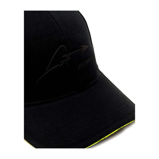 Czapka baseballowa czarna Alonso Kimoa Aston Martin F1