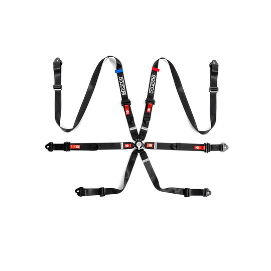 Pasy 6-punktowe Sparco ALU 2" PRO H-9 Evolution (FIA)